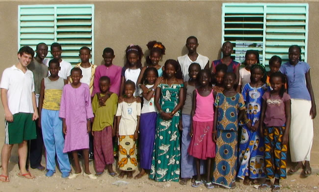 Group shot of students