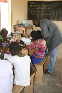 Teacher and class